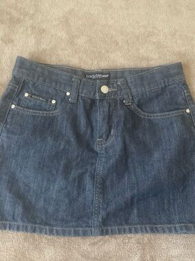 Vintage Dolce & Gabbana Denim Mini Skirt